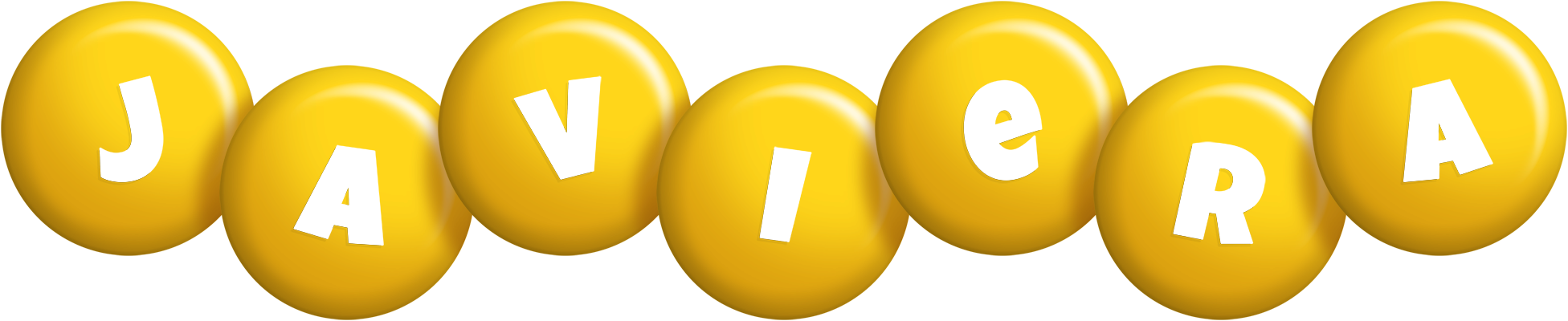 Javiera candy-yellow logo