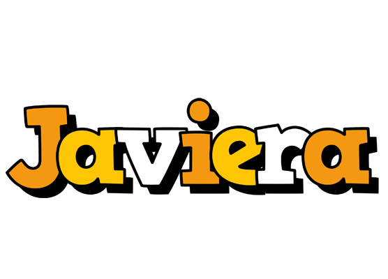 Javiera cartoon logo