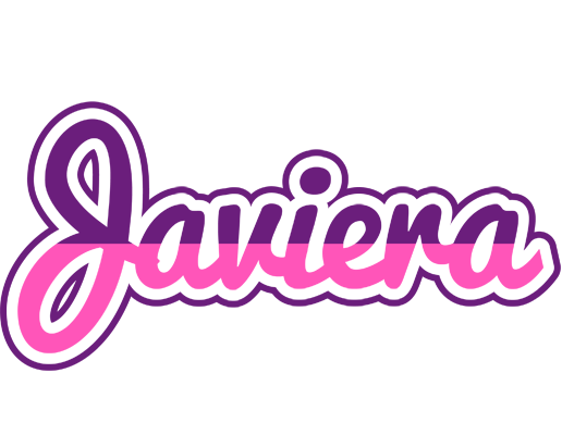 Javiera cheerful logo