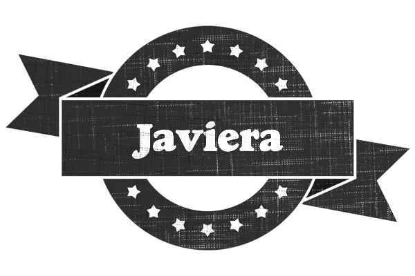 Javiera grunge logo