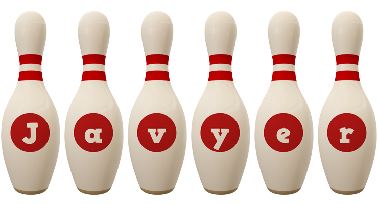 Javyer bowling-pin logo