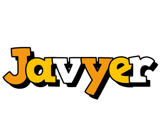 Javyer cartoon logo