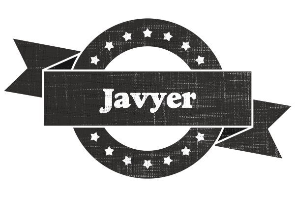 Javyer grunge logo