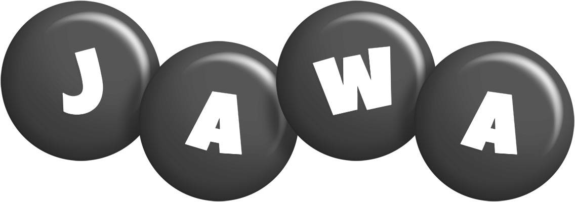 Jawa candy-black logo