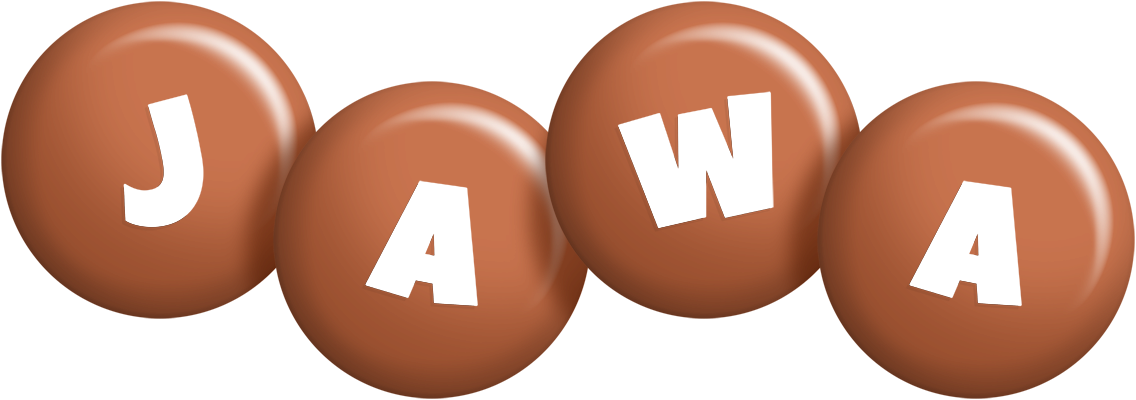 Jawa candy-brown logo