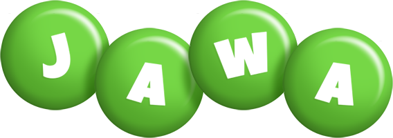 Jawa candy-green logo