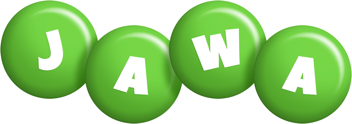 Jawa candy-green logo