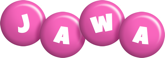 Jawa candy-pink logo