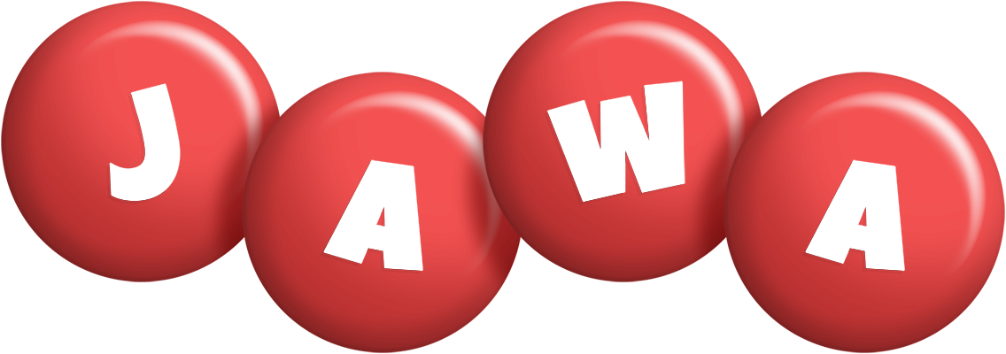 Jawa candy-red logo