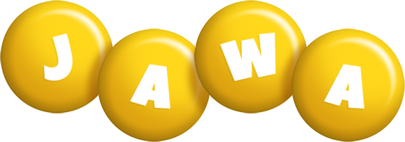 Jawa candy-yellow logo