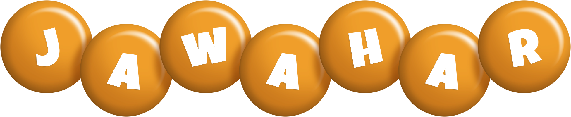 Jawahar candy-orange logo