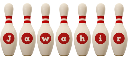 Jawahir bowling-pin logo