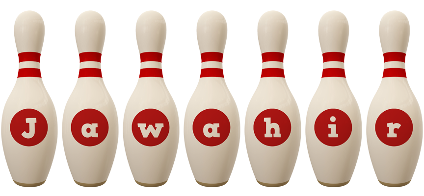 Jawahir bowling-pin logo