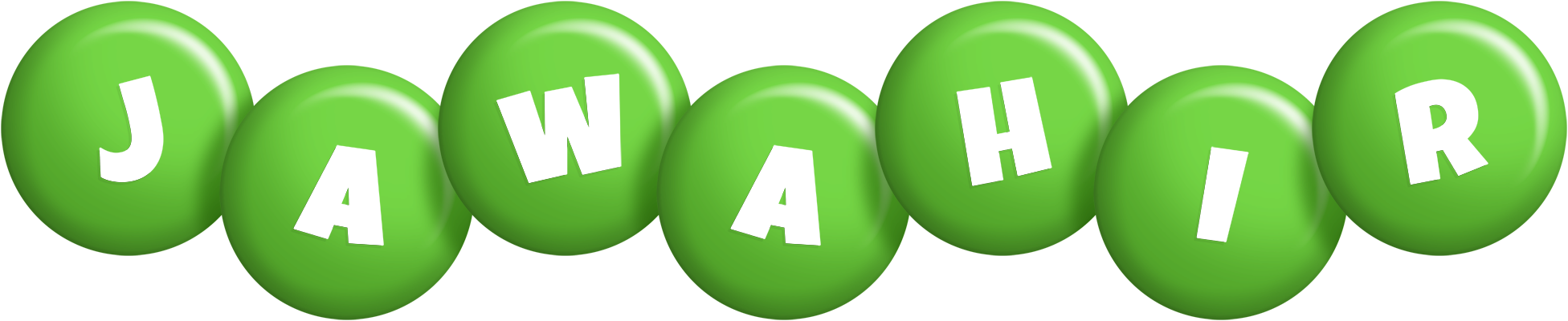 Jawahir candy-green logo