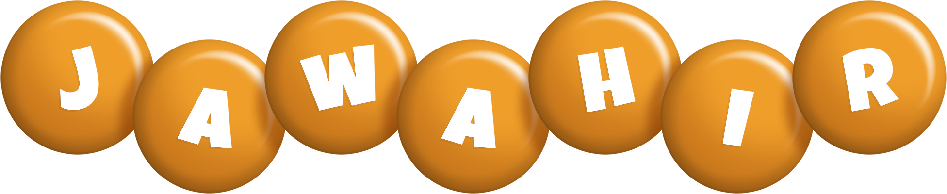 Jawahir candy-orange logo