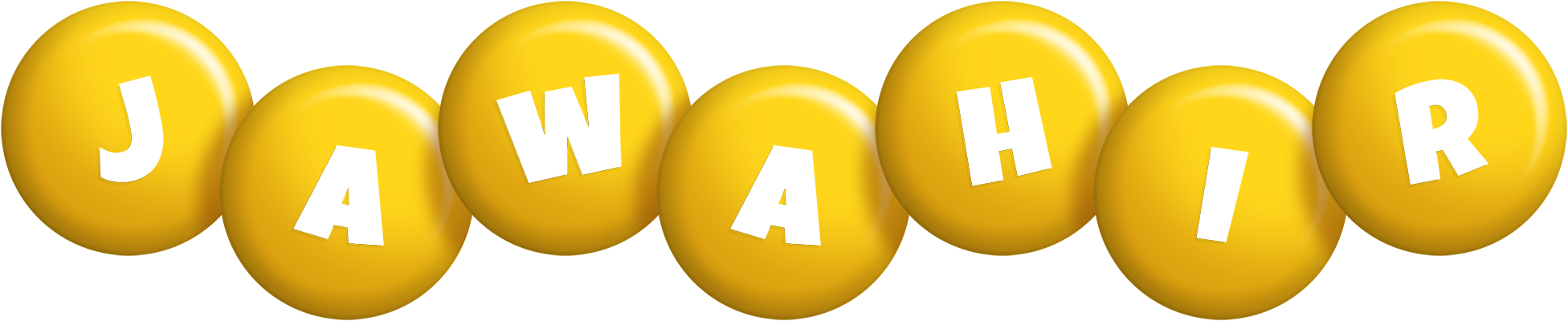 Jawahir candy-yellow logo