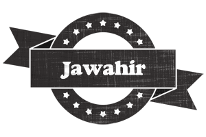 Jawahir grunge logo