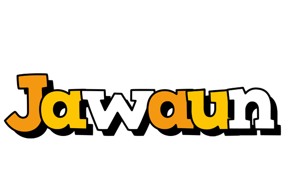 Jawaun cartoon logo