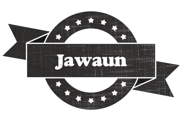 Jawaun grunge logo