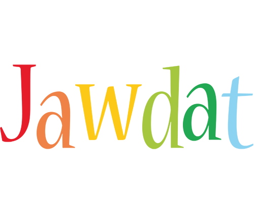 Jawdat birthday logo