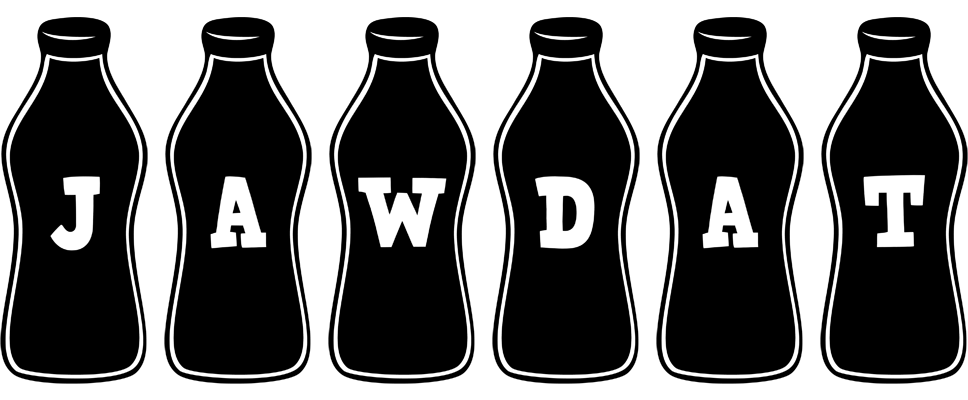 Jawdat bottle logo