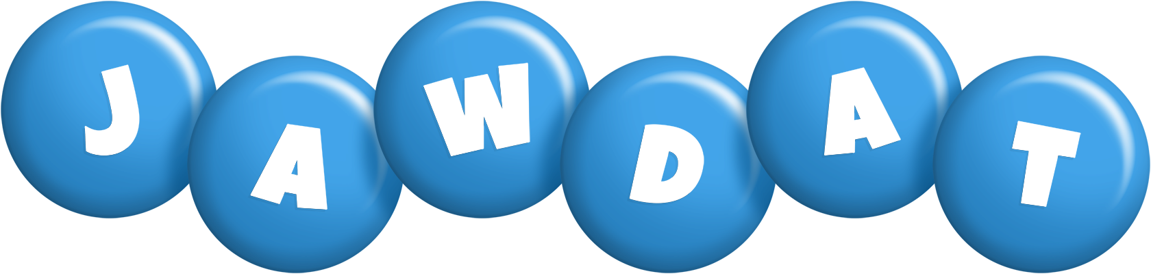 Jawdat candy-blue logo