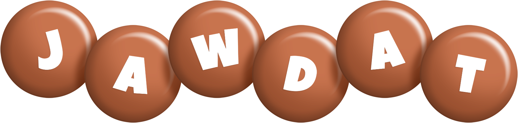 Jawdat candy-brown logo