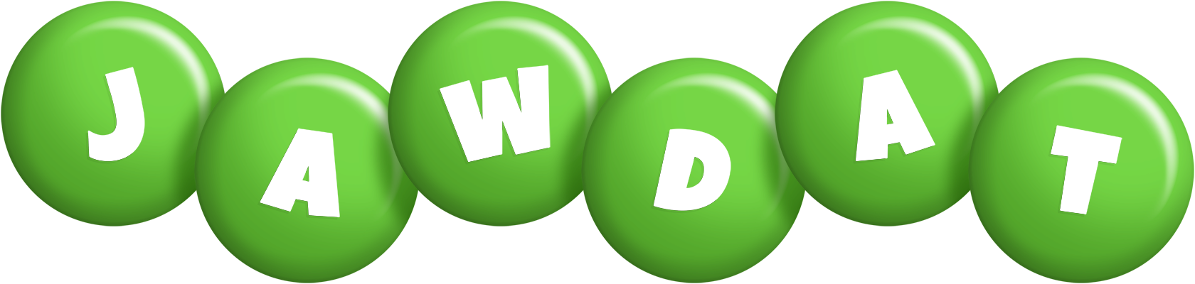 Jawdat candy-green logo
