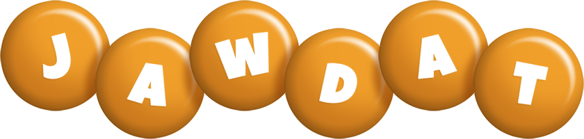 Jawdat candy-orange logo