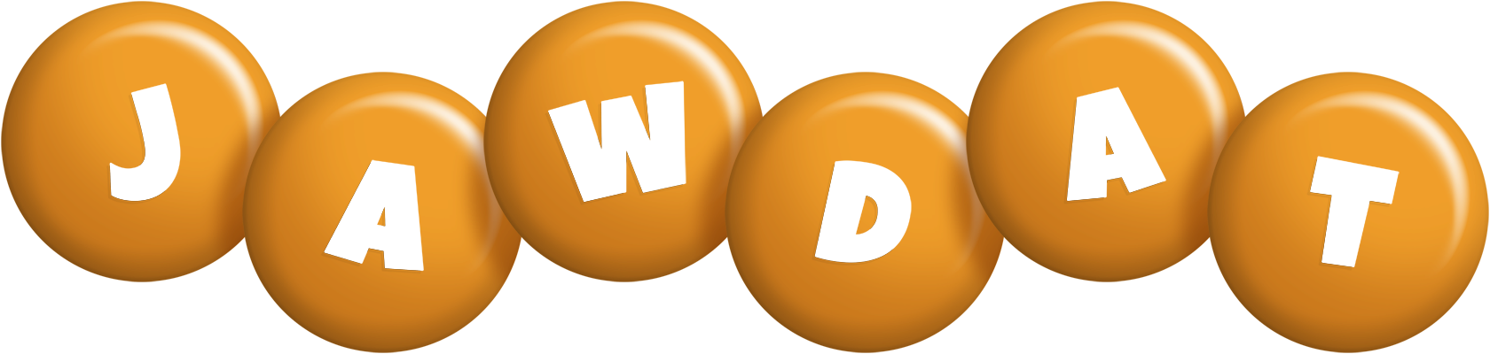 Jawdat candy-orange logo