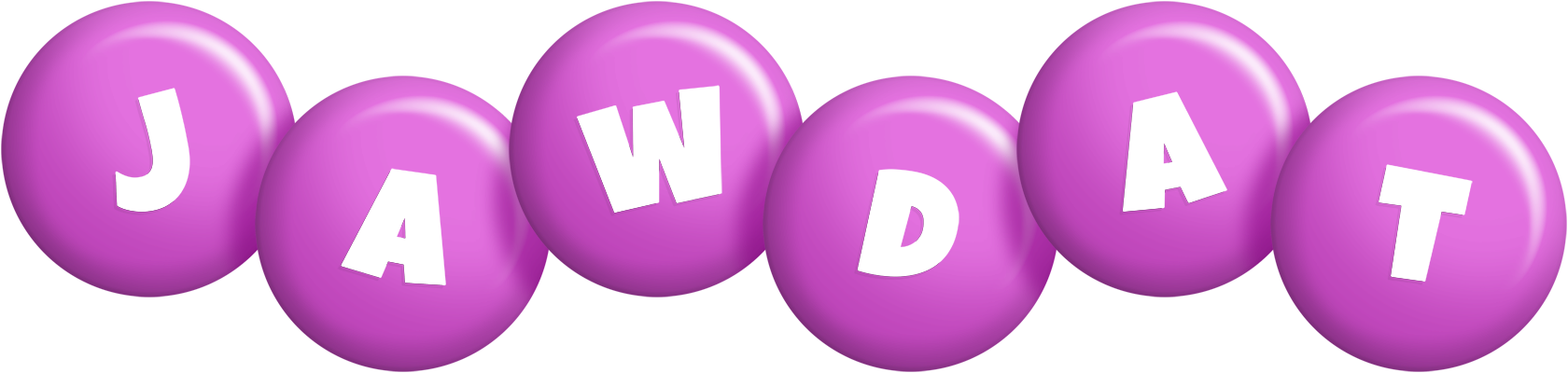 Jawdat candy-purple logo