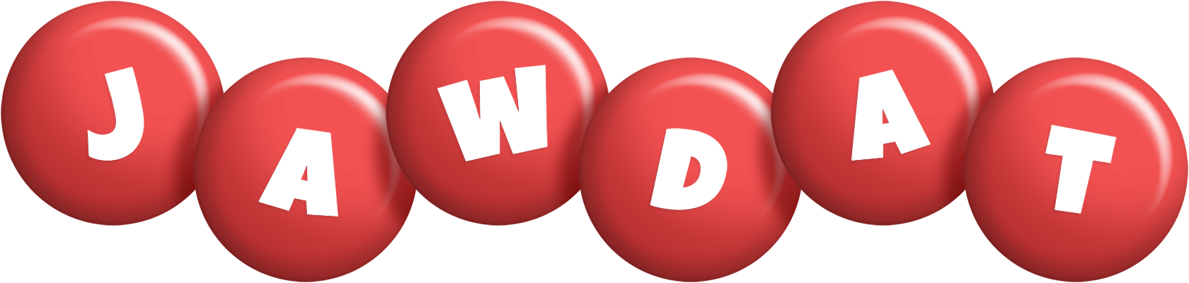 Jawdat candy-red logo