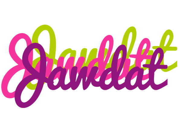 Jawdat flowers logo