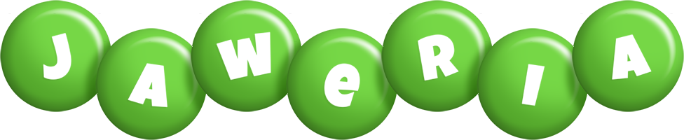 Jaweria candy-green logo