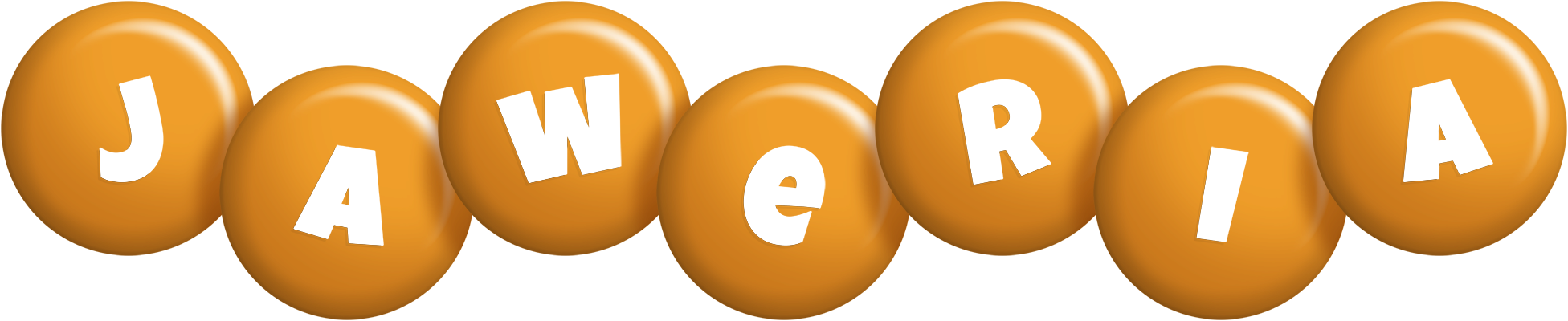 Jaweria candy-orange logo