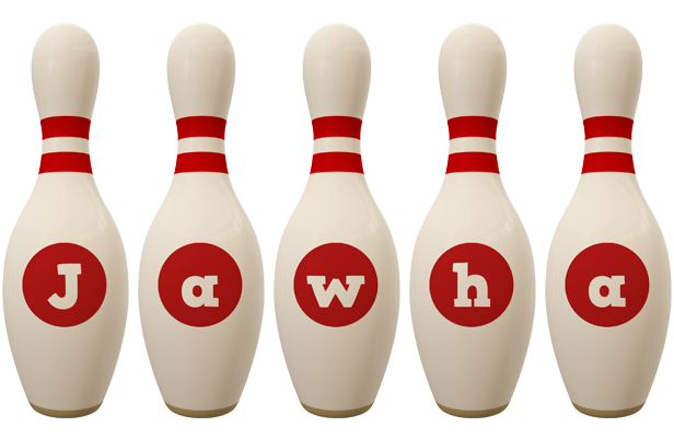 Jawha bowling-pin logo