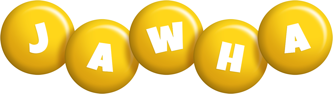 Jawha candy-yellow logo