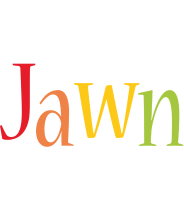 Jawn birthday logo