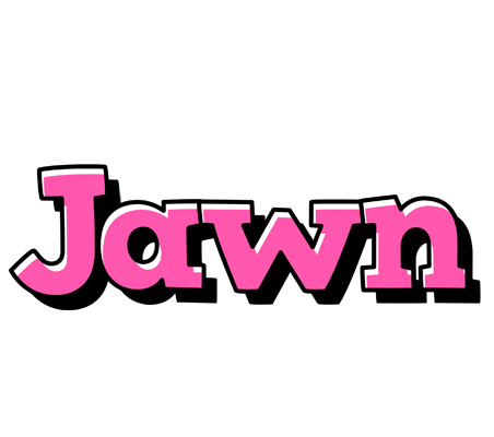 Jawn girlish logo