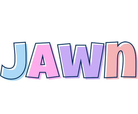 Jawn pastel logo