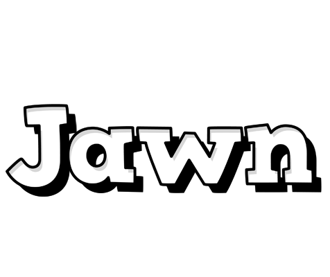 Jawn snowing logo