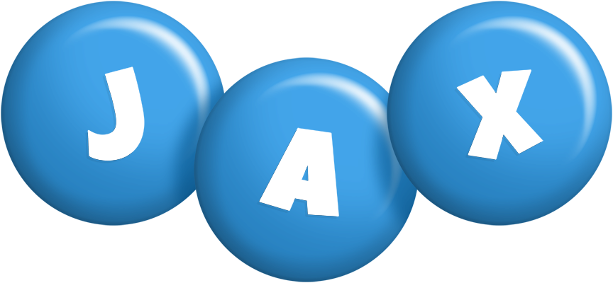 Jax candy-blue logo