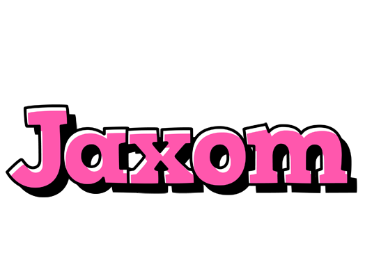 Jaxom girlish logo
