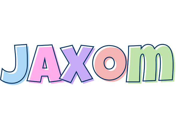 Jaxom pastel logo
