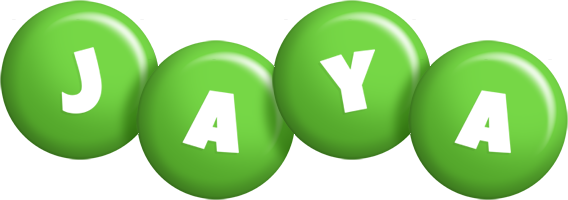 Jaya candy-green logo