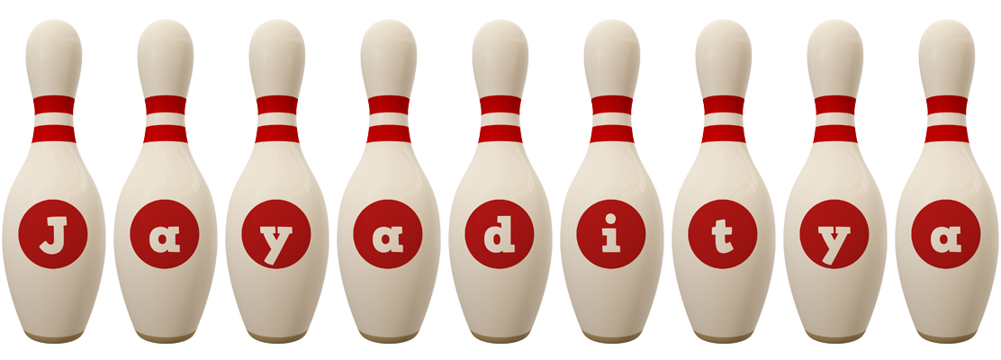 Jayaditya bowling-pin logo