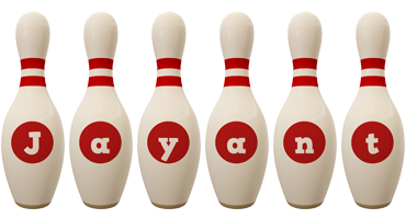Jayant bowling-pin logo