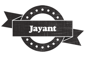 Jayant grunge logo