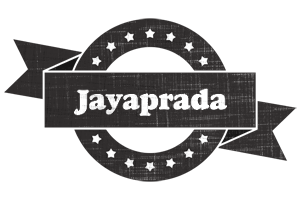 Jayaprada grunge logo