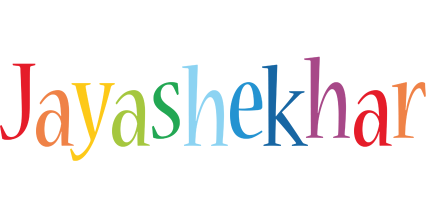 Jayashekhar birthday logo